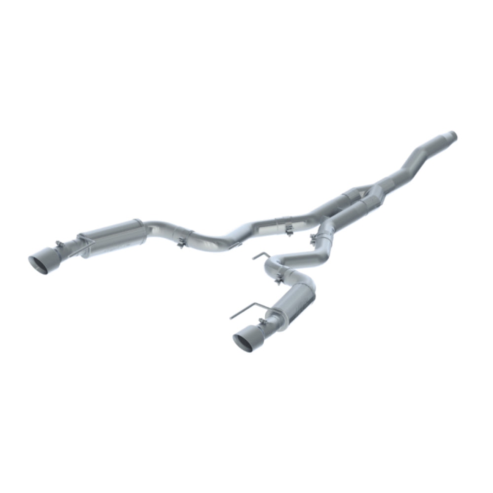 Fits 15-24 Mustang 3" Cat Back Dual Split Rear Street Version 4.5" tips-S7274409 - Cat Back Exhaust Car Part People