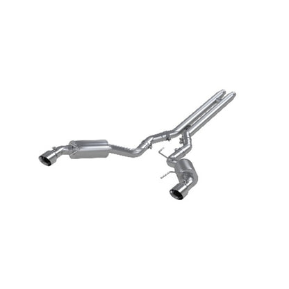 Fits 15-17 Mustang 3" Cat Back Dual Split Rear Street Version 4.5" tips-S7277409 - Cat Back Exhaust Car Part People