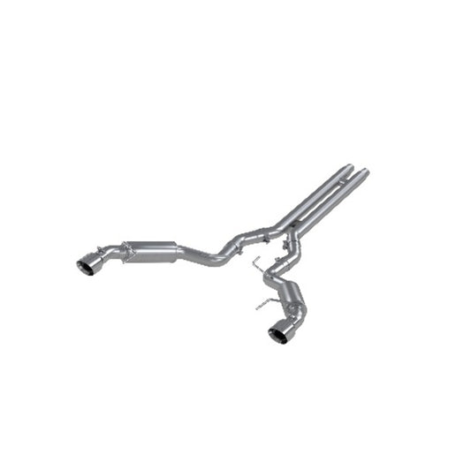 Fits 15-17 Mustang 3" Cat Back Dual Split Rear Race Version 4.5" tips-S7278AL - Cat Back Exhaust Car Part People