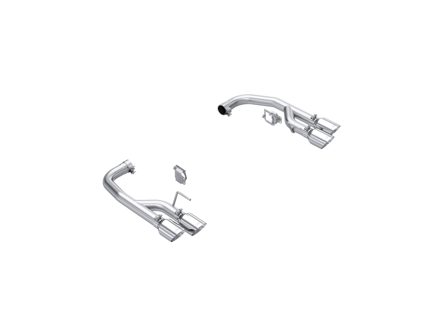 Fits 2024 Ford Mustang 2.5" Axle-Back w/ Quad 4" Tips; Race Version; AL-S7281AL - Axle Back Exhaust Car Part People