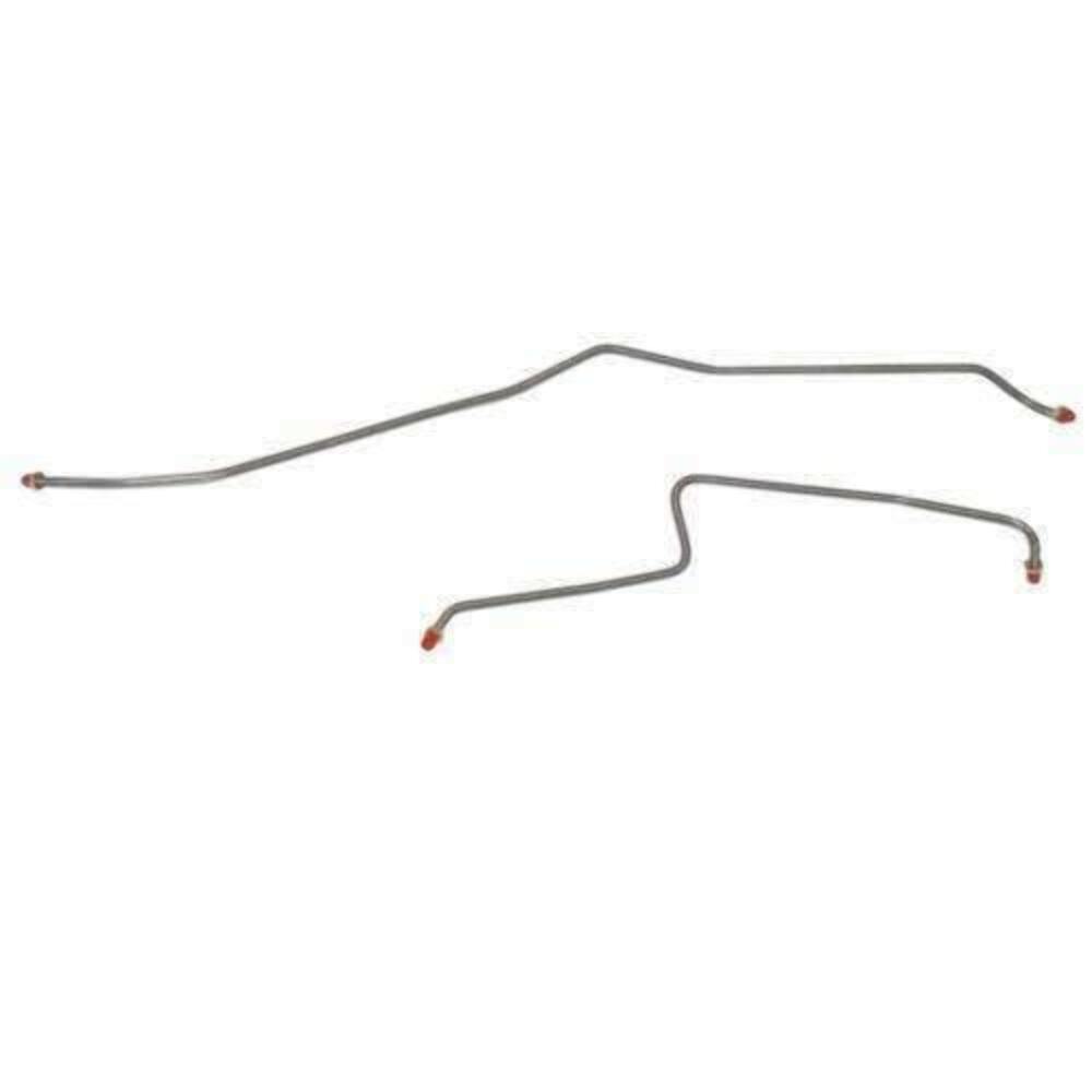 01-07 Chevrolet Silverado 3500 Dually Rear Axle Brake Line Kit Stainless Steel TRA0004SS - Rear Lines Car Part People