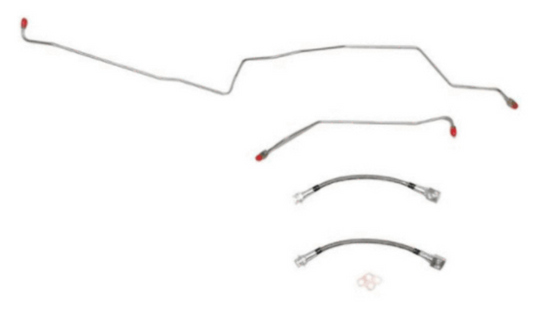 For Jeep Liberty 2003-2005 Rear Axle Brake Lines Rear-WRA0242OM-CPP