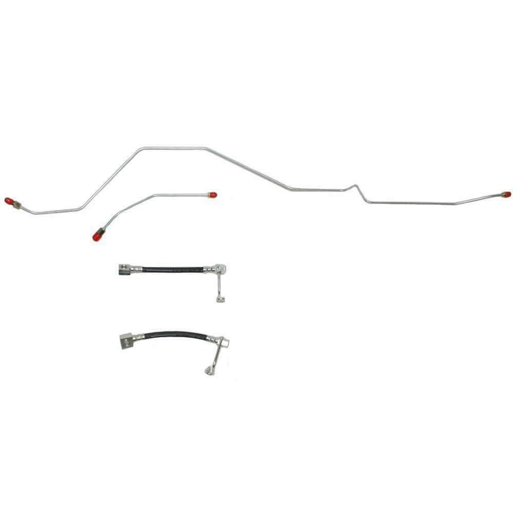 2003-2009 Dodge Ram 2500 Rear Axle Brake Line Kit 10.5 AAM Stainless WRA0352SS - Rear Lines Car Part People