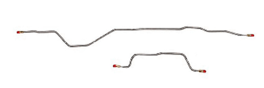 For Jeep Cherokee 1995-2001 Rear Axle Brake Lines Rear-WRA9141SS-CPP