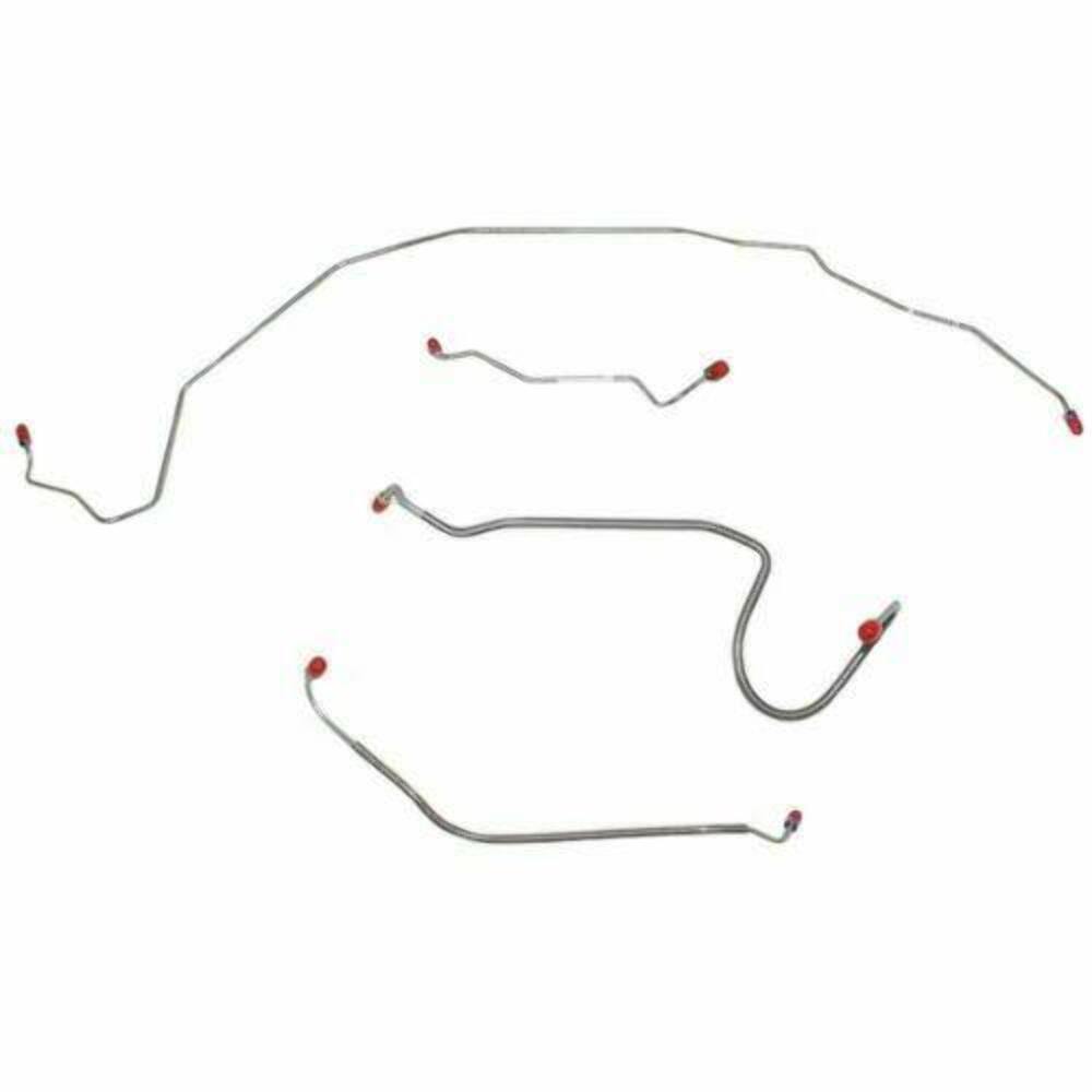 1968-72 Buick Skylark Front Brake Line Kit Manual Drum Brakes - AKT6901OM