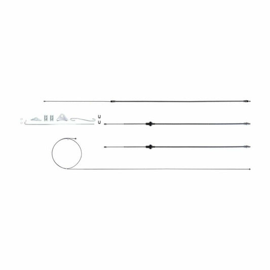 70-74 Dodge Challenger Parking Brake Cable Kit; Fine Lines BCE02