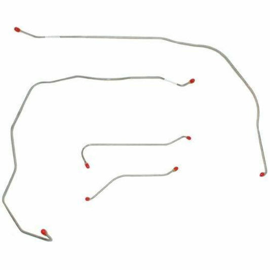 1955 Chevrolet Bel Air Front Brake Line Kit Standard Brakes Stainless BKT5501SS