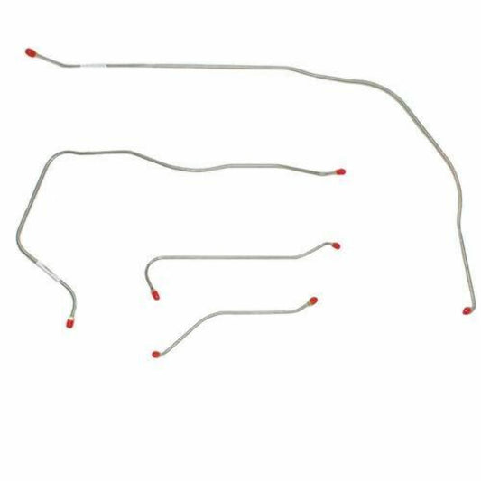 1955 Chevrolet Bel Air Front Brake Line Kit Power Disc Brakes - BKT5502SS