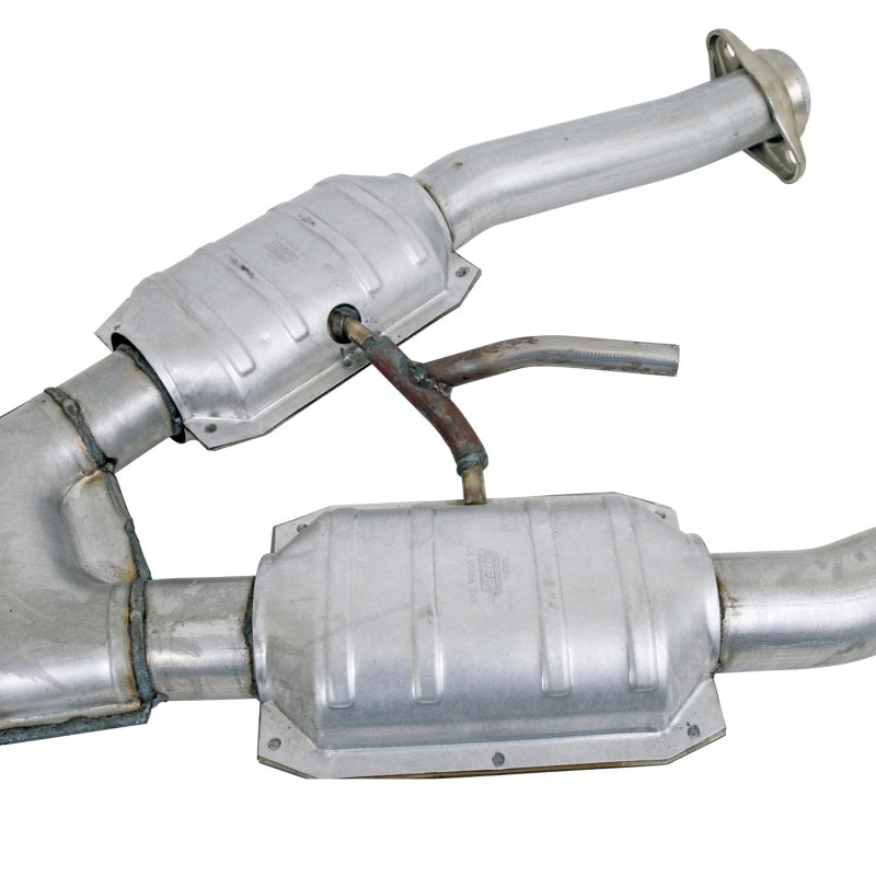 Fits 1979-1993 Mustang 5.0 Short Mid X Pipe W/ Cats For 1531/15310 Headers-1810