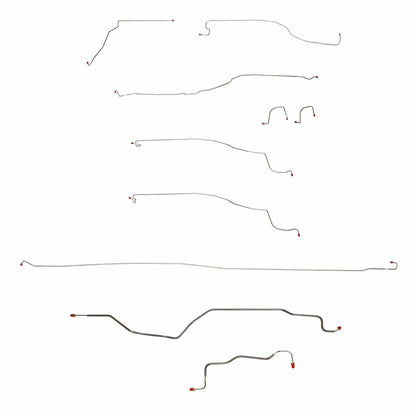 03-04 Chevrolet Silverado 1500 Brake Line Kit 2WD Stainless Steel