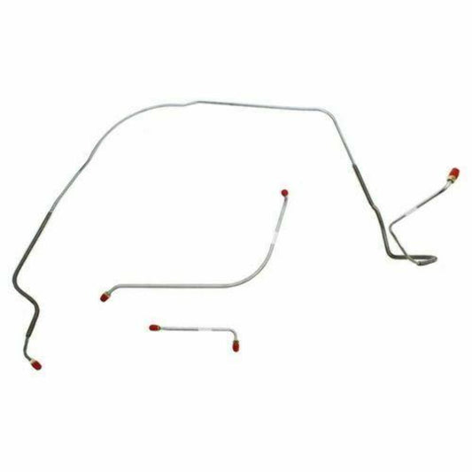 1965-66 Chevrolet Chevelle Front Brake Line Kit Power Drum Brakes - CKT6604OM