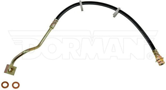 99-04 Ford F-250/F-350 SD 4wd AWABS Left Front Brake Hose; S/S FLH381185SS