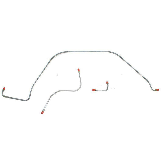 1952-54 Ford Full Size Front Brake Line Kit Stainless - GKT5201SS