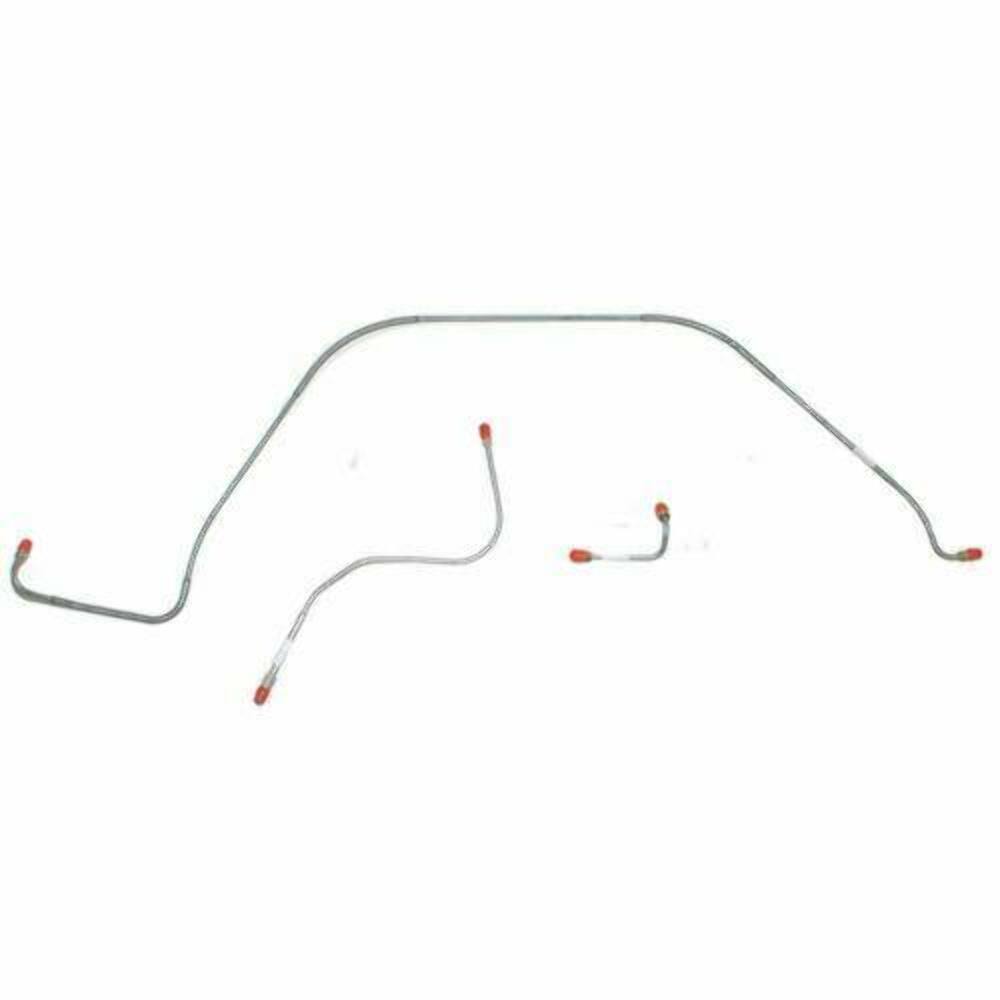 1955-56 Ford Fairlane Front Brake Line Kit Stainless - GKT5501SS