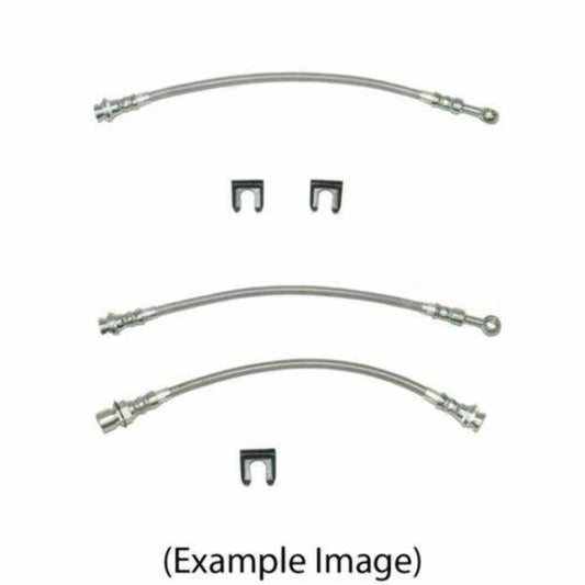 1979-88 Buick Regal Brake Hose Kit Braided Stainless - HSK0047SS