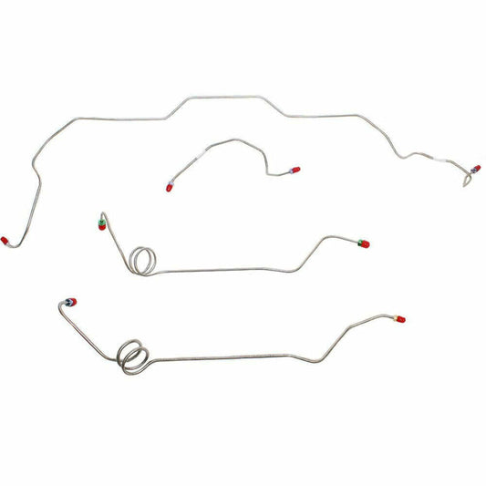 Fits 67-69 Camaro/Firebird Disc Conversion Brake Line Kit; Steel-MPF003OM