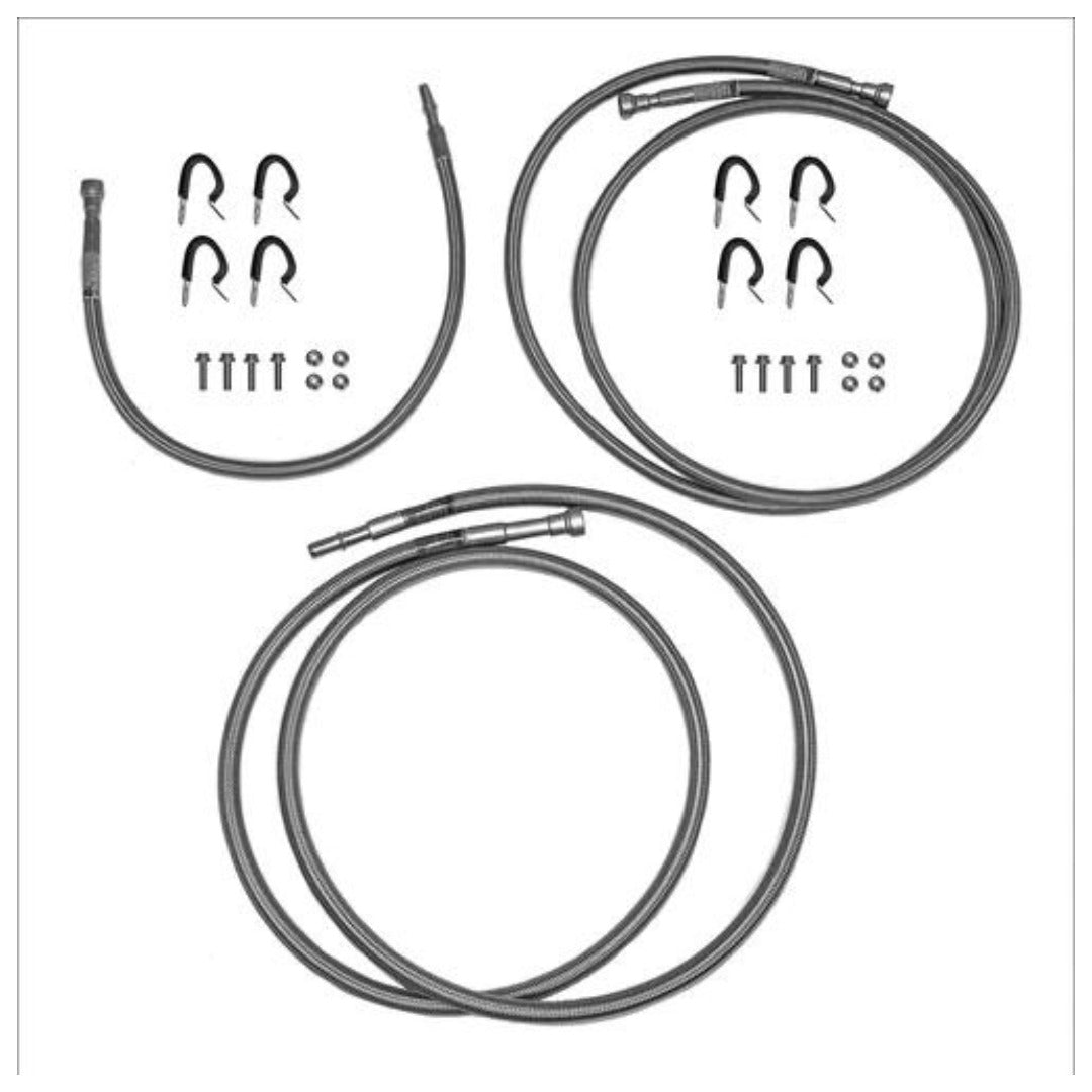 Fits 01-10 Chevrolet 2500HD Duramax Diesel Reg Cab Quick Fix Fuel Line-QFF0016SS