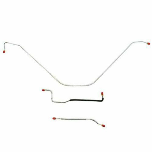 1955 Ford Thunderbird Front Brake Line Kit with Power Brakes 3 Piece - SKT5502OM