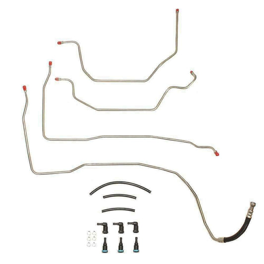 04-06 GMC Yukon 1500 Fuel Line Kit Without Flex Fuel Stainless Steel-TGL0311SS