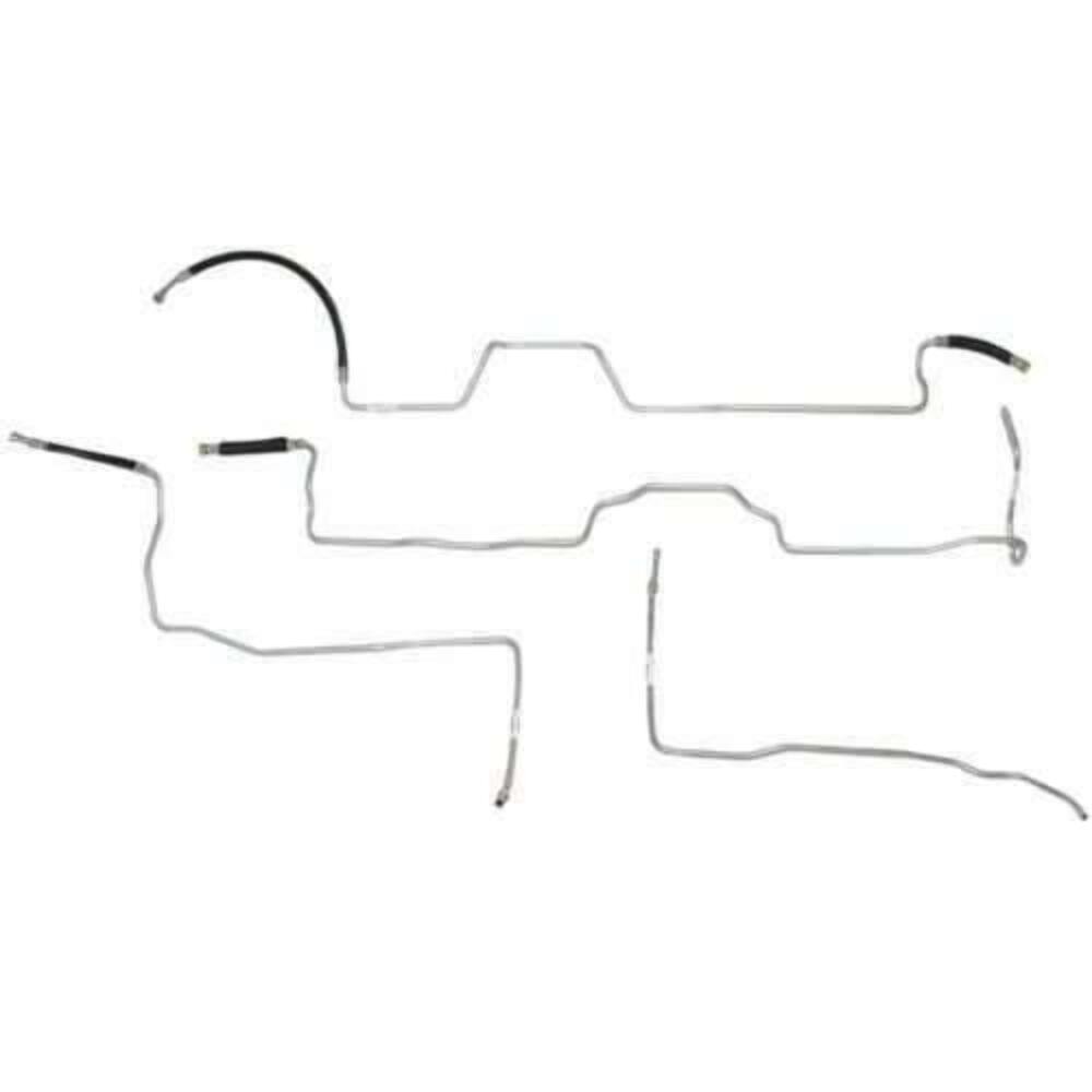 04-07 Chevrolet Silverado Crew Cab V8 Fuel Line Kit Stainless Steel TGL0403SS