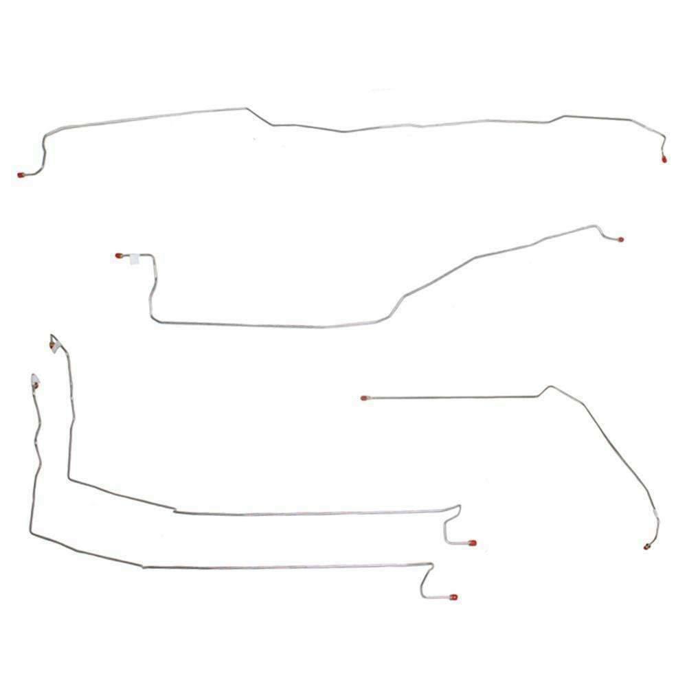 05-07 Chevrolet Silverado1500 Front Brake Line Kit 4WD Rear Drum