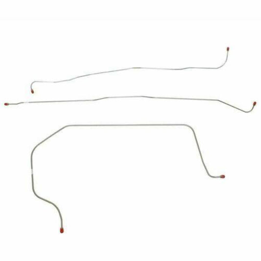 1955-56 Chevrolet Series II 1/2 Ton Truck Front Brake Line Kit Steel - TKT5501OM