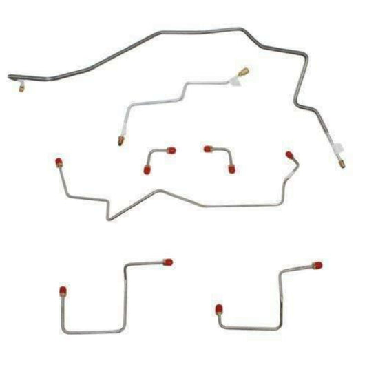 Front Brake Line Kit for 01-04 Chevrolet S-10 2WD Stainless Steel TKT9711SS