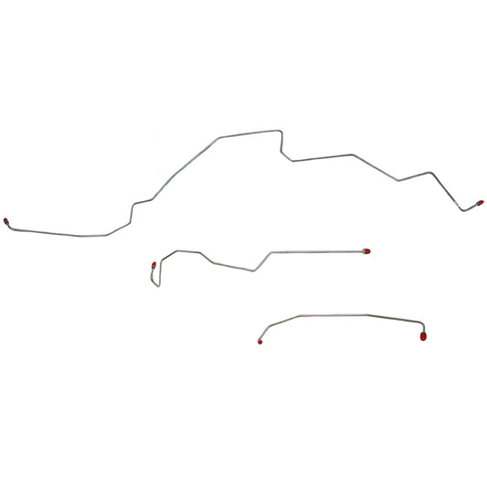 Ford Front Brake Line Kit; Fine Lines-TKT9941SS