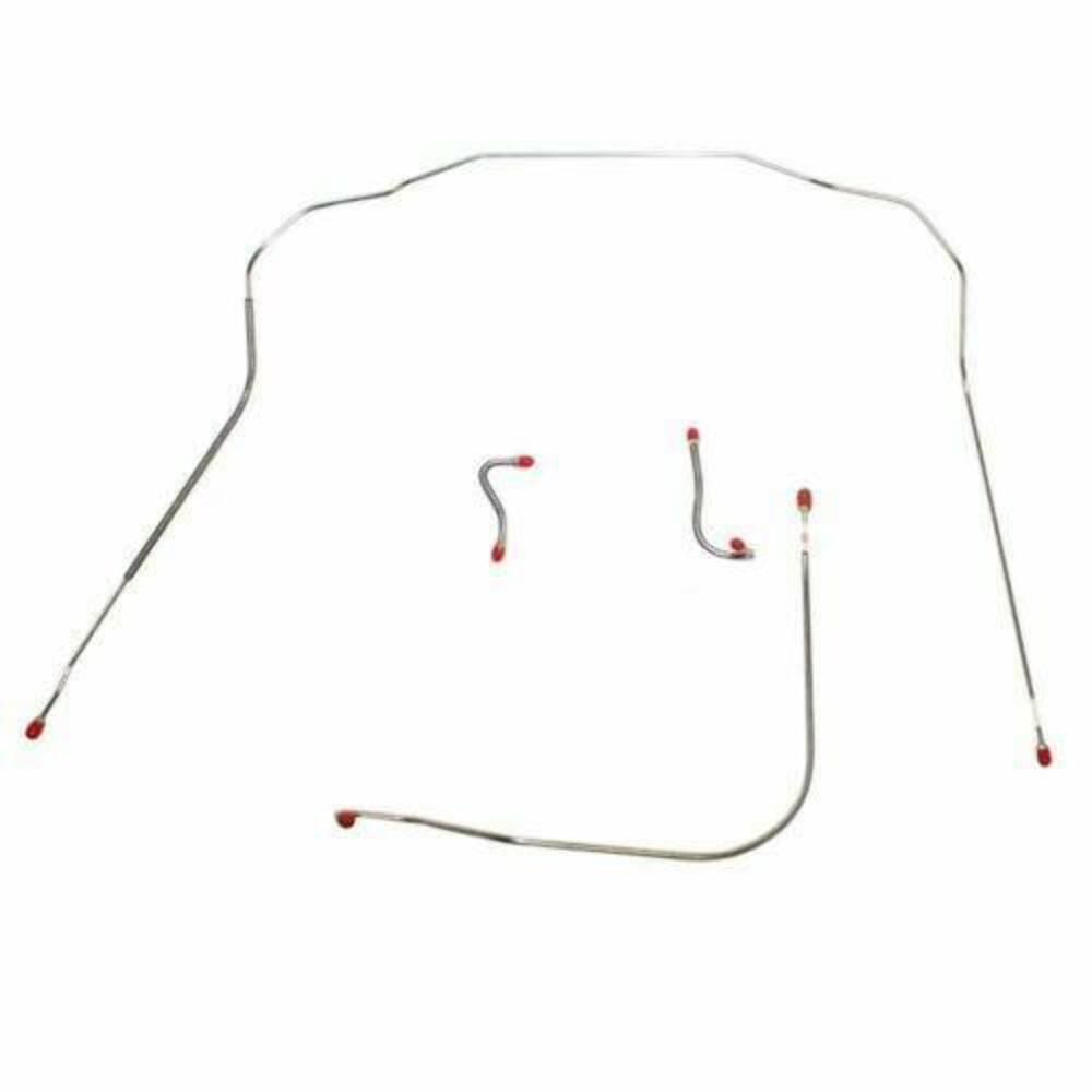 1954 Chevrolet Corvette Front Brake Line Kit 4 Piece Brake Line Kit - VKT5401SS