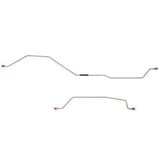 97-06 Jeep Wrangler Rear Axle Brake Line Kit Dana 44  Stainless Steel